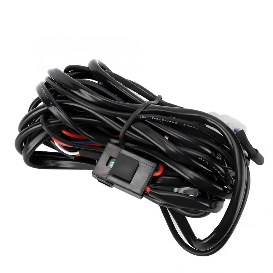 3 Meters 220W 9-12V Car Wiring Harness for LED Work Light Bar Switch On/Off Control auto accessorie | Автомобили и мотоциклы