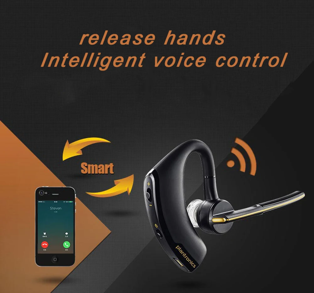 Plantronics Voyager Legend Bluetooth наушники с шумоподавлением Голосовое управление команды беспроводные наушники для мобильного телефона