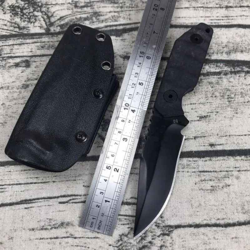 D2 Сталь G10 Ручка 59HRC фиксированный нож открытый маленький Фиксированный Клинок