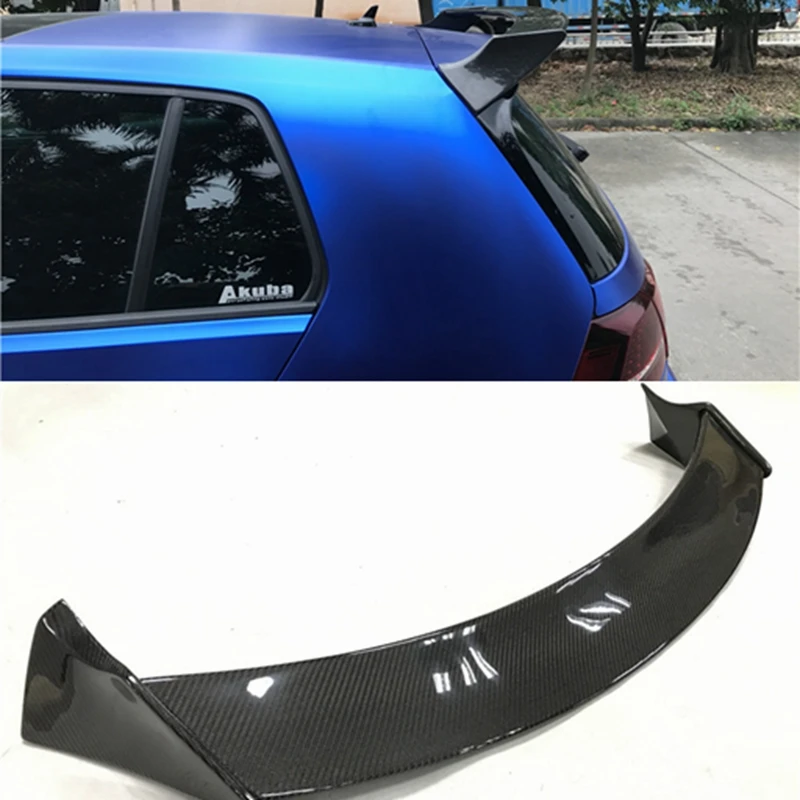 MK7 GTI O Стиль углеродного волокна задний багажник крыла Спойлер для Volkswagen Golf 7 VII MK 7 GTI& R