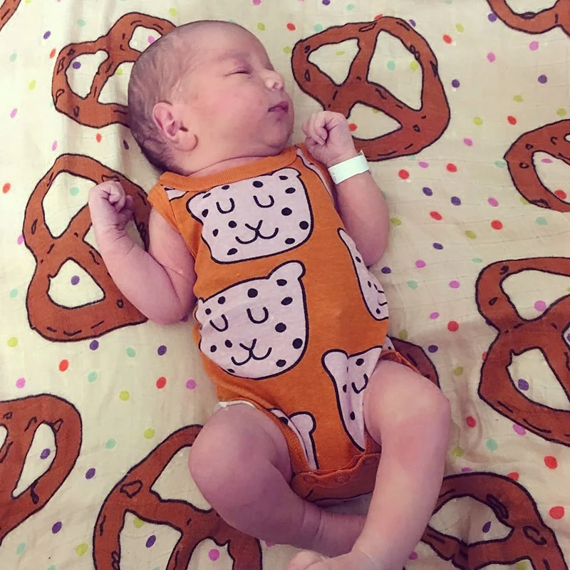 TinyPeople ползунки для малыша летний хлопковый комбинезон без рукавов Жилеты bebe