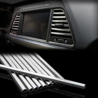 Автомобильный протектор отделкой полоса бампер, устанавливаемое на вентиляционное отверстие в салоне автомобиля переключатель на решетке Rim для Audi A3 A4 A5 A6 A7 A8 B6 B7 B8 C5 C6 TT Q3 Q5 Q7 S3 S4