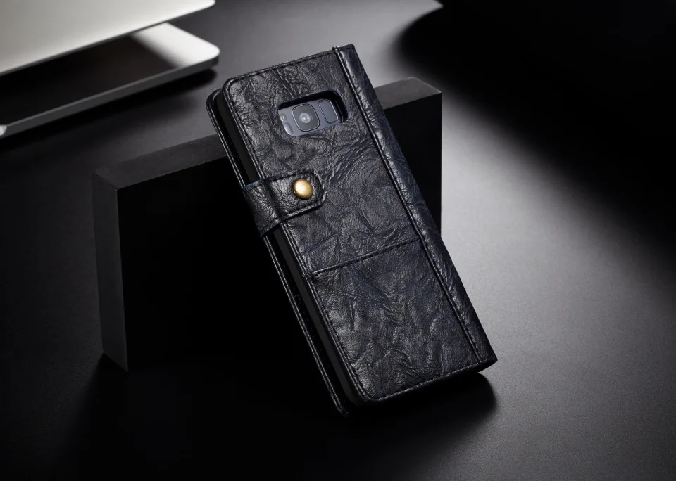Чехол CaseMe Винтаж кожаный бумажник чехол для Samsung Galaxy S8/плюс Чехол внутренний и пригласительная открытка держатели Слоты Кнопка флип-кейсы