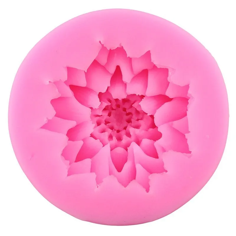 3D Цветы из хризантем лотоса инструменты для украшения свадебного торта DIY формы