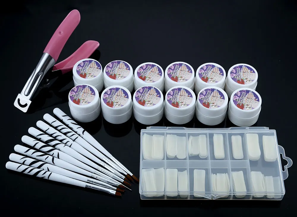 9 Вт профессиональный и полный УФ светодиодный лампа Сушилка для ногтей набор