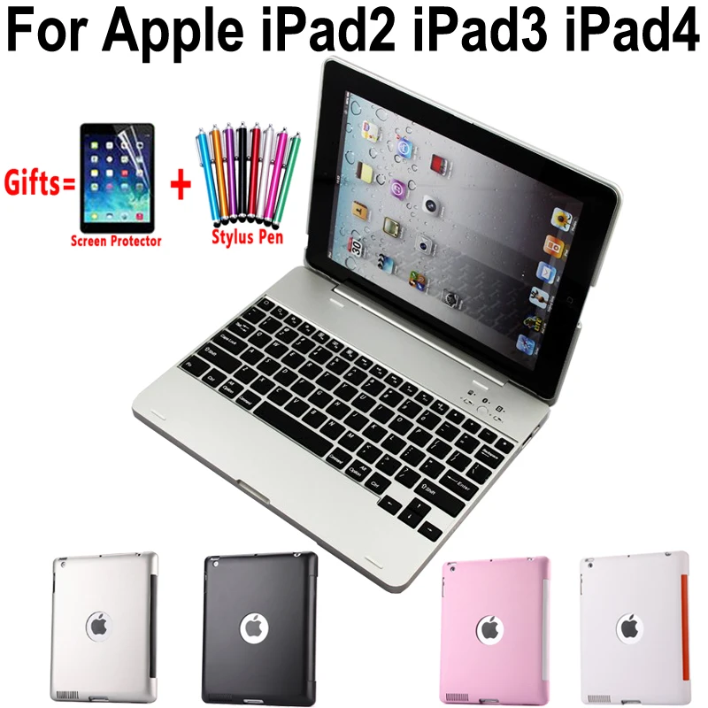 Тонкий чехол-книжка с беспроводной клавиатурой Bluetooth 3 0 для Apple iPad 2 4 iPad2 iPad3 iPad4 9 7 |