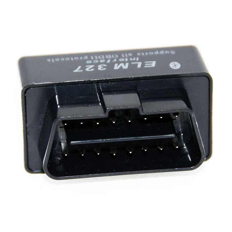 VIECAR новый черный Bluetooth мини ELM327 OBD2/OBDII ELM 327 V2.1 Автомобильный сканер кода |