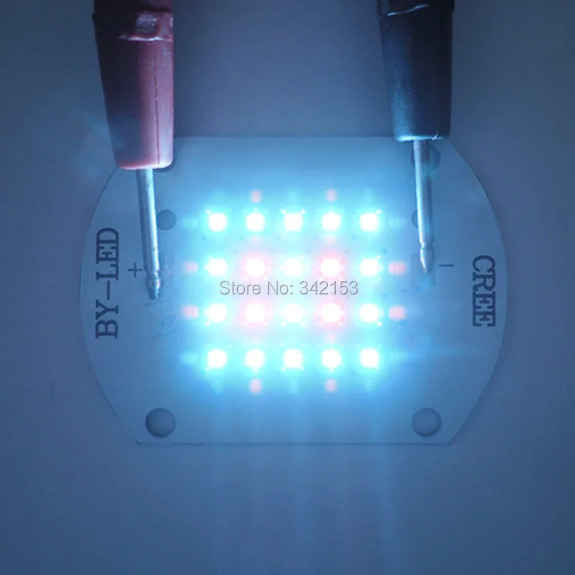 Topledlight на заказ 60 Вт Cree XP E XPE Светодиодная лампа синего цвета (16 шт.) + красного (4