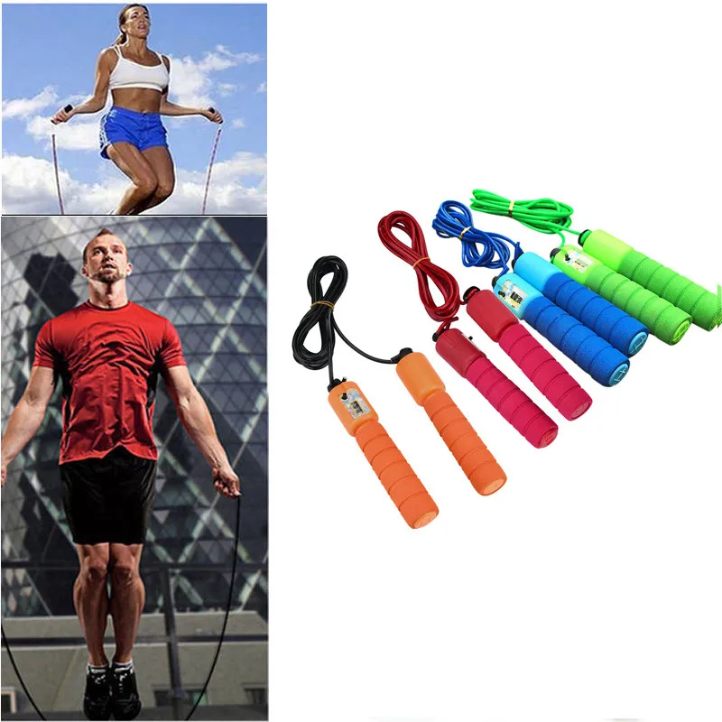 

Fitness Children Jump Rope Skipping Rope Adjustable Length Automatic Counting Time skipping Jump Ropes Sport Accessories #35 #20