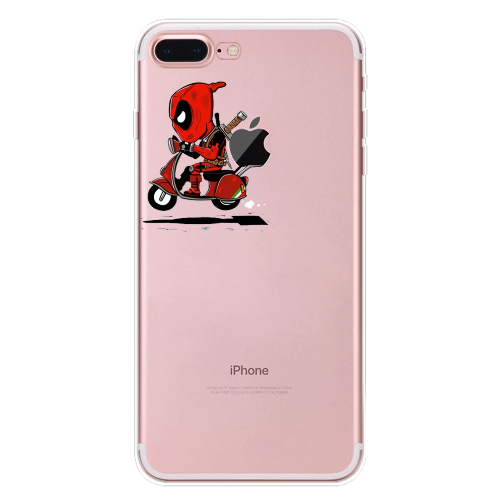 Soft TPU For iphone XS Max XR X 8 7 6 6S Plus 5 5S SE 5C 4S 4 Case Cover Transparent Silicone Cute WALL-E Princess Phone Shell |