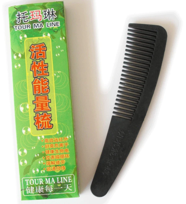 2 шт./лот оптовая продажа инфракрасная расческа для волос Расческа с турмалином