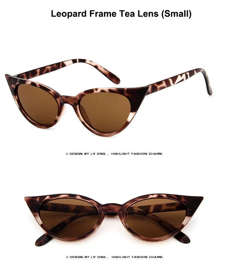 leopard LongKeeper Солнцезащитные очки женские аксессуары CatEye стиль брендовые Дизайнерские Модные оттенки черный UA400 солнцезащитные очки Gafas De Sol - Цвет линз: leopard