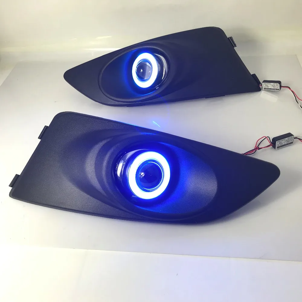 RQXR противотуманная фара вождение свет в сборе для chevrolet aveo sonic cob angel eye светодиодные дневные ходовые огни сигнал поворота