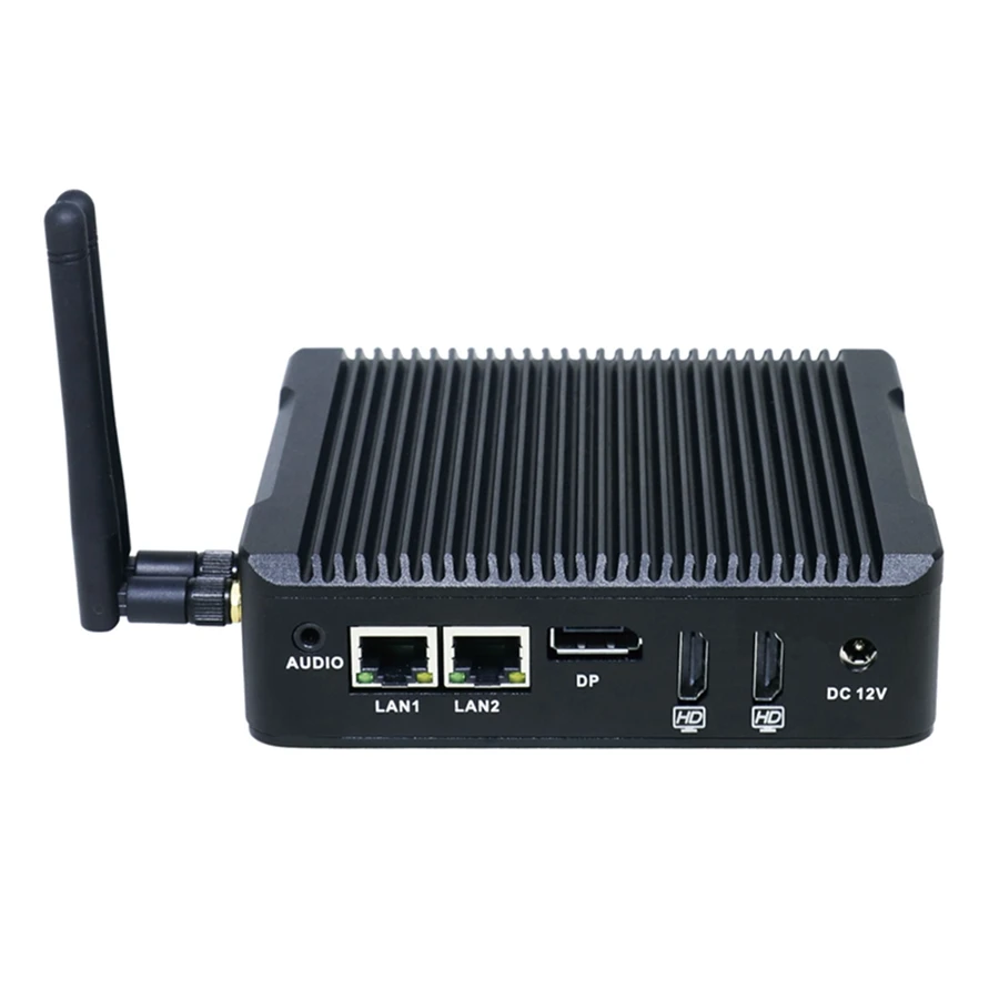 Intel NUC Mini PC N3160 Windows Dual LAN Nics безвентиляторный серверный компьютер PFsense роутер|intel nuc