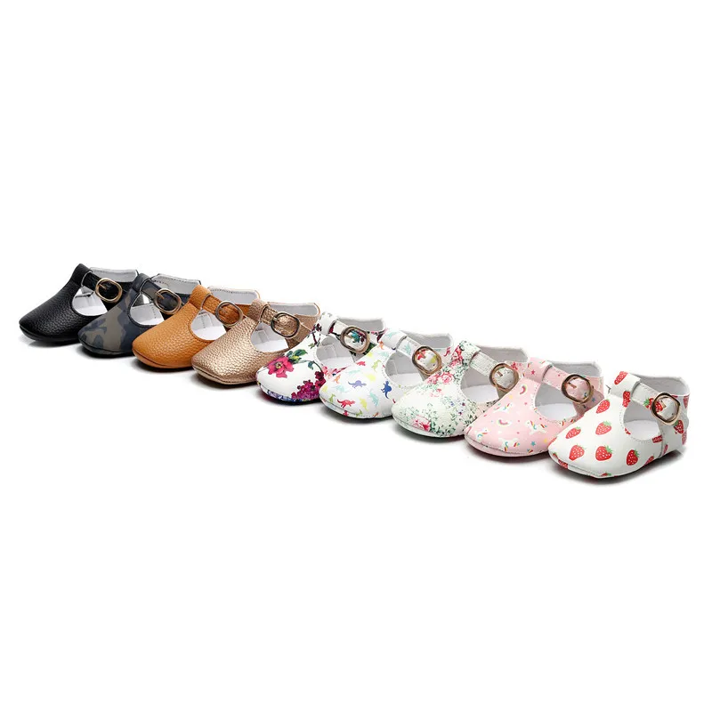 

Mary Jane Soft Sole T-strap Baby Girls Shoes PU Leather Tstrap Baby Moccasin Infants Toddler Baby Boy Kids T-bar Shoes
