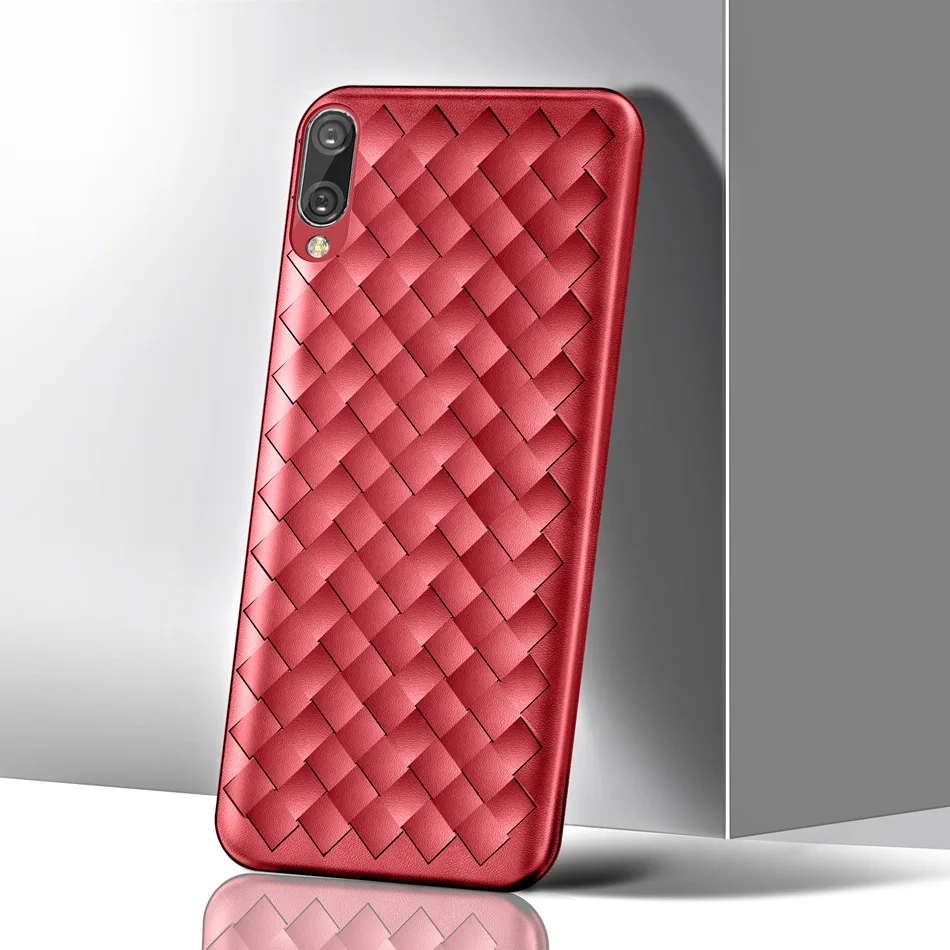 Роскошный силиконовый чехол для Huawei Y6 Pro Prime 2019 Y 6 супер мягкий из ТПУ с сеткой