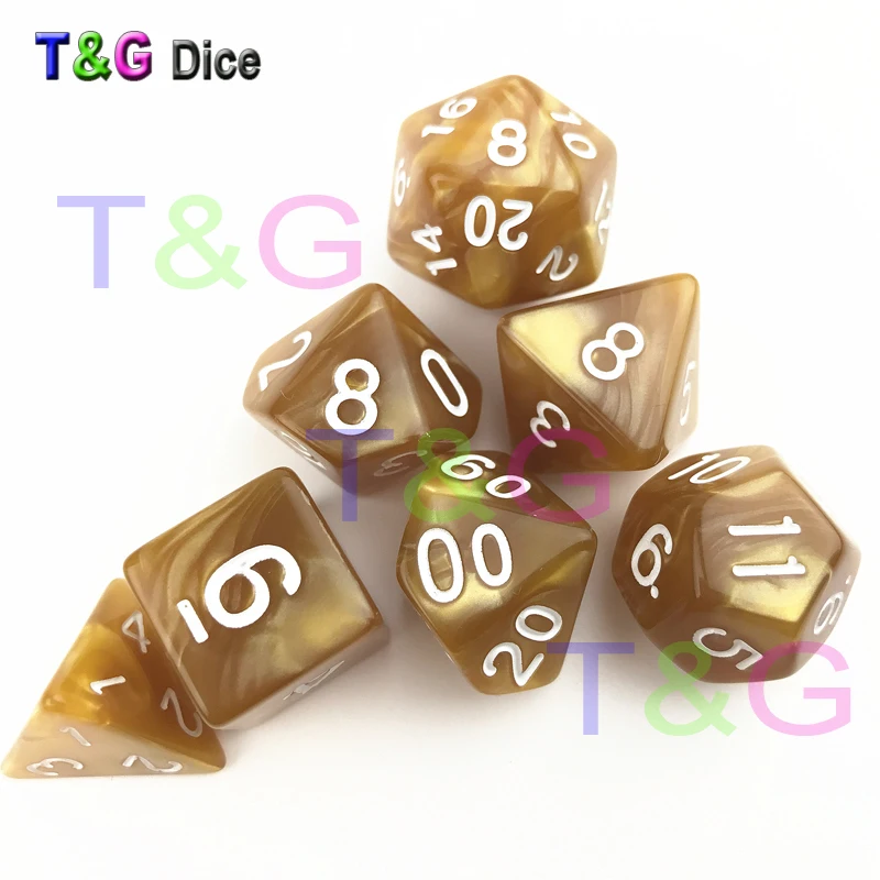 56 шт./пакет MTG RPG D& игральные кости DND Настольная игра набор из 8 комплектов кости D4 D6 D8 D10 D12 D20 под мрамор акрил игры