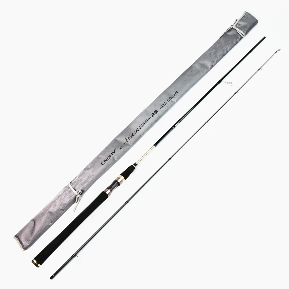 Спиннинг Crony AG2 S802 M MH морской бас 2 шт. спиннинг 8Ɔ &quot/2 42 м|spinning rod|rod spinning2 piece rods |