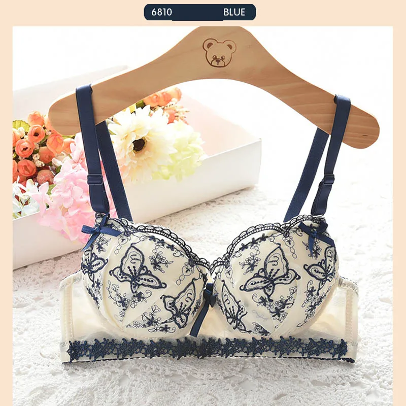 Летний Тонкий Японский милый комплект нижнего белья для студенток Женский