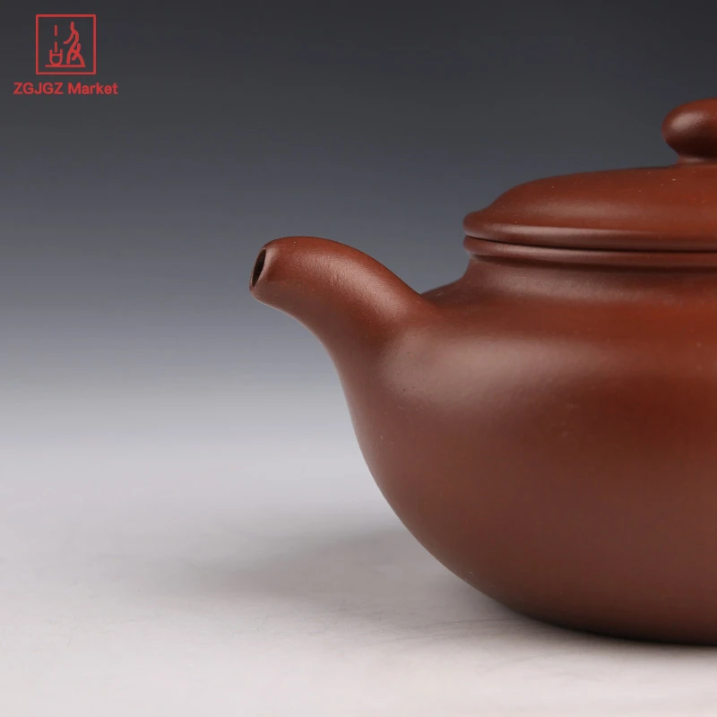 Yixing Da Hong Pao Pug Zisha чайник ручная работа из фиолетовой глины китайский мастер ZhouYouBao