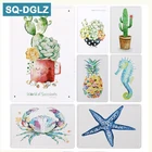 SQ-DGLZ суккулентные растения Металлический Знак Бар Паб Декор доска Металл старинные ремесла домашнего декора картина таблички плакат