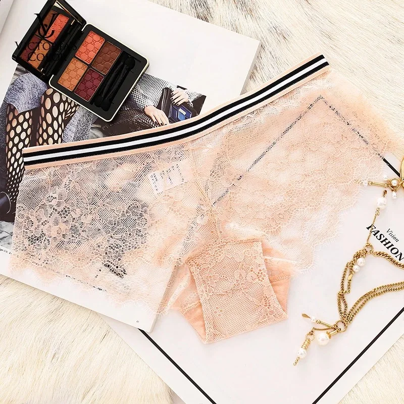 SP & CITY Модные прозрачные трусики сексуальные мягкие открытые кружевные пикантные