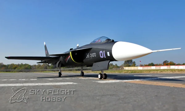 SkyFlight модель самолета дистанционного управления twin 70 мм 12 лезвий metal EDF SU47 SU 47 PNP