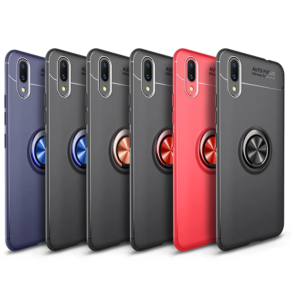 Lenuo Finger Ring All-in-one Case for vivo NEX S Mix color ring bracket back cover Magnetic Car Holder |
