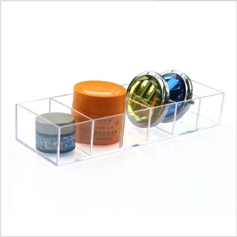Acrylic Cosmetics Makeup Organizer Show Shelf Rack Durable Desk Nail Polish Lipstick Storage Box | Дом и сад