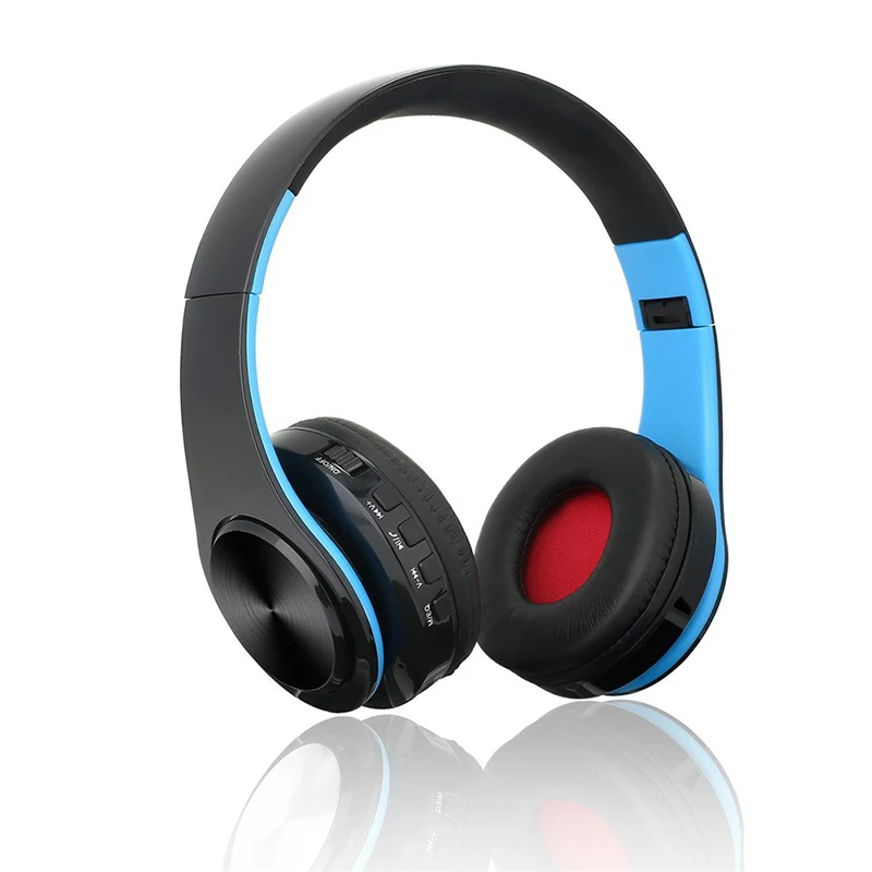 Wireless Headphones Bluetooth-compatibleHeadset Foldable Headphone Adjustable Earphones With Microphone For PC mobile phone Mp3 |