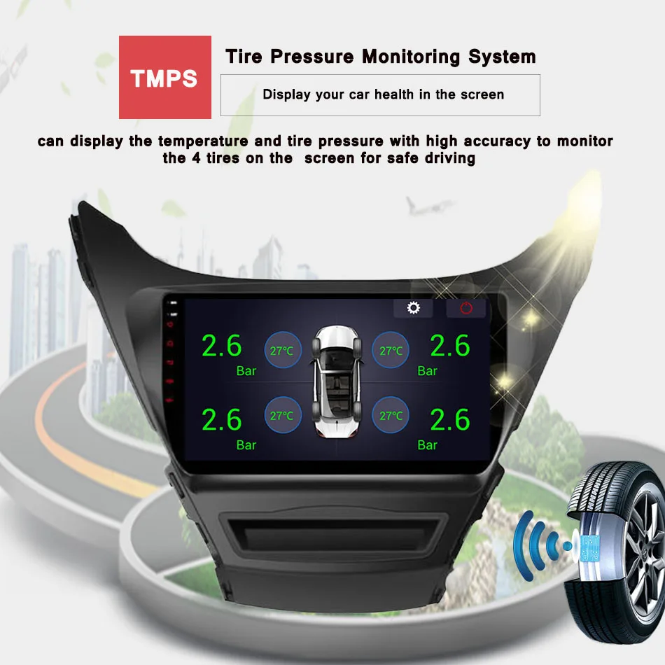 Автомагнитола Hyundai ELANTRA MD 2012 2013 2014 2015 8 ядер Android 7 1/6 0 GPS 4G Wi Fi|car dvd player navigator|gps radiocar radio