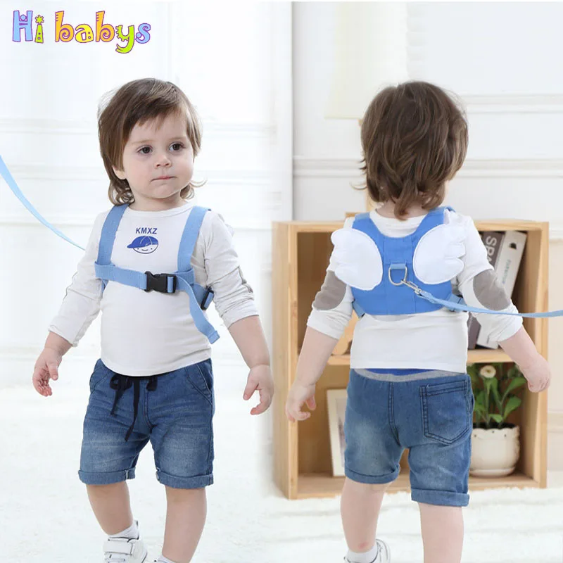 Детские ходунки детское безопасное обучение ходьбе Крылья Анти потери поводок