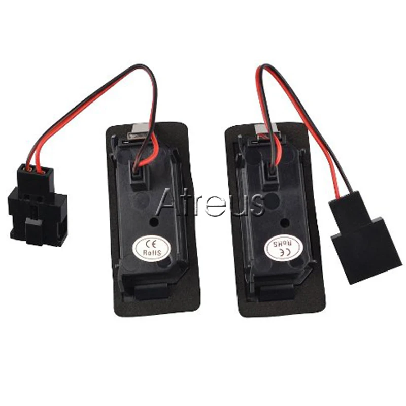 Atreus 2X Светодиодный светильник номерного знака 12 В для SMD стайлинга автомобиля Audi