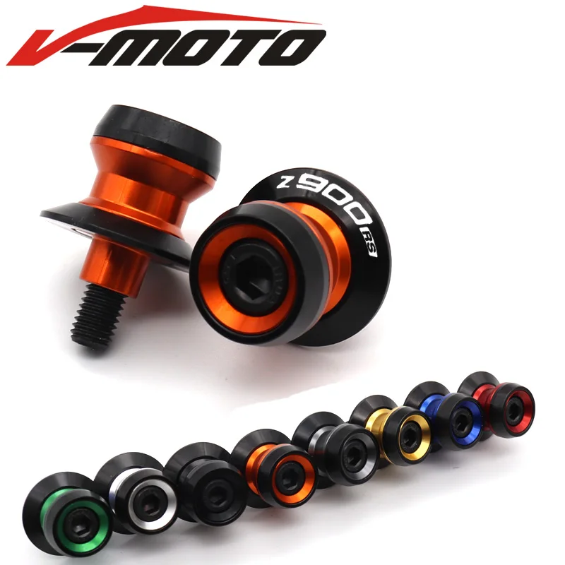 

Мотоциклетные аксессуары CNC алюминиевые M10 катушки Swingarm слайдер стенд винт для Kawasaki Z900RS R 2017 - 2018 Z900RS 2018