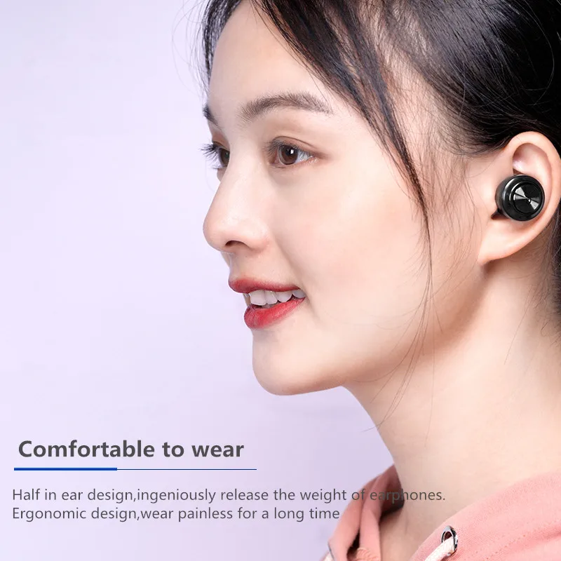 ICAUKY Bluetooth наушники TWS 5 0 Беспроводная стерео bluetooth-гарнитура с зарядным чехлом