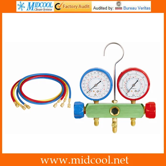 Комплект манометра 536A, алюминиевый корпус клапана 1008