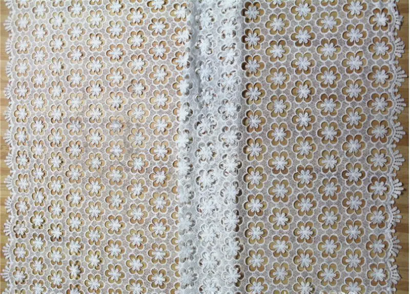 

5y/lot Water soluble Lace fabric trimming high quality Garment accessories DIY handcrafts fashion home decoration L0149