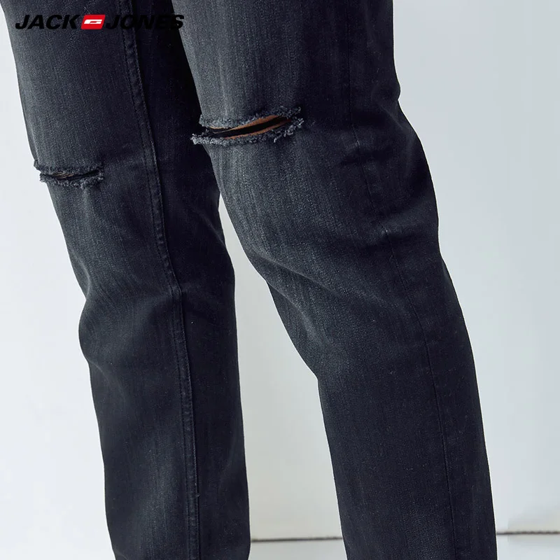 Jack Jones Бренд 2018 Новинка Мужский Джинсы с Хлопка 71% Ткань Эластичная Нательный