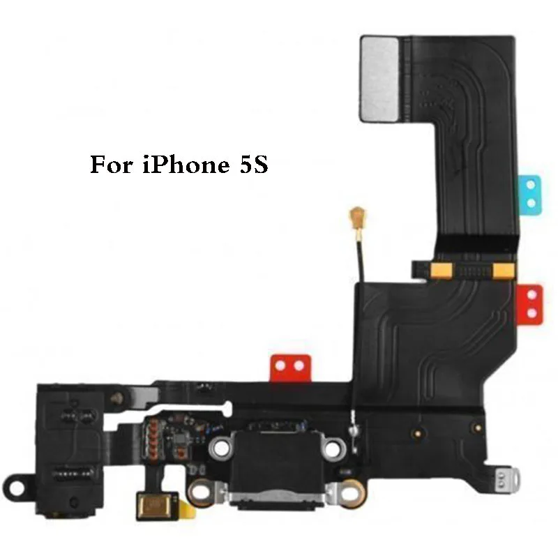 Сменный зарядный usb разъем для iPhone 5 5C 6 6S 7 8 Plus X гибкий кабель наушников|Шлейфы