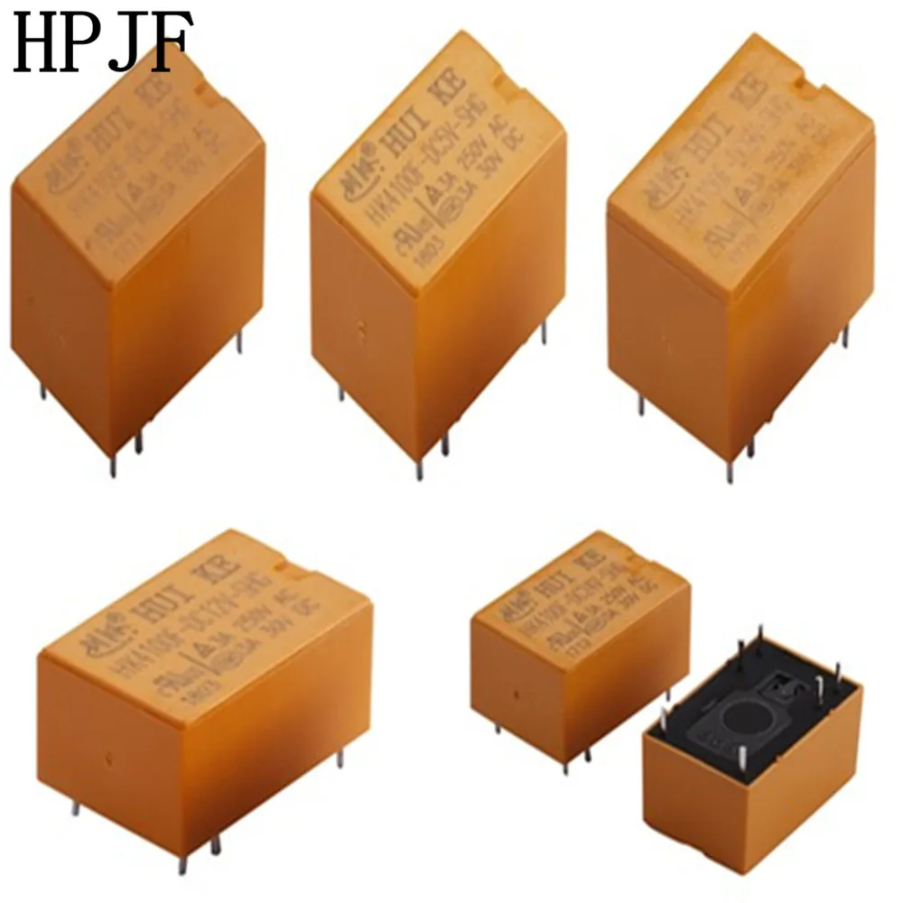 5 шт./лот HK4100F-DC3V 5V 12V 24V-SHG реле hk4100F-DC3/5/12/24V HK4100F 3/5/12/24V DIP6 3A 250V AC/ 30V DC | Обустройство
