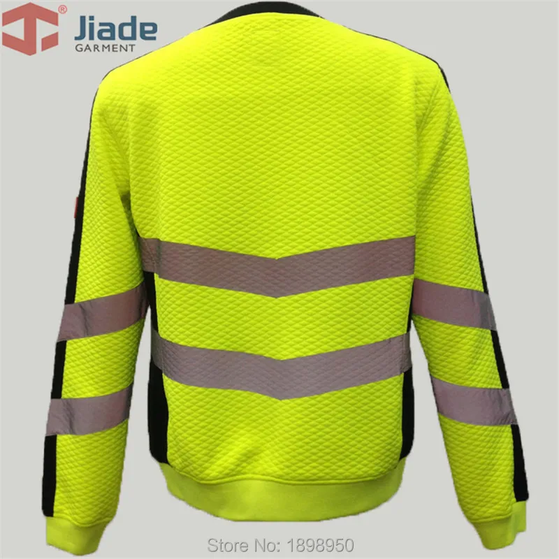 Толстовка Jiade для взрослых с высокой видимостью желтая/оранжевая HiVi-розовая