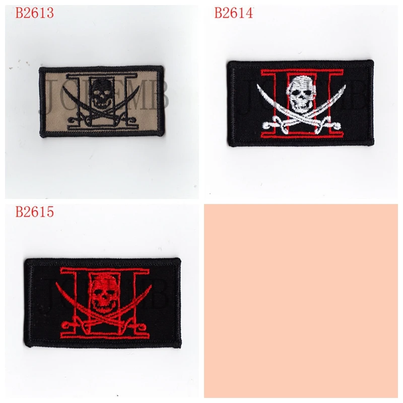 

Seal Team2 black jack skull Military Tactical Morale Embroidery patch