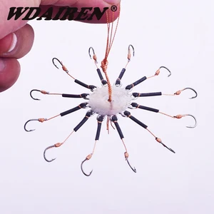 Рыболовные крючки, 2 шт.лот, для рыболовных лоскутов, взрывной крючок, предотвращающий наматывание лески со шлангом, 7-10 #, крючки из углеродистой стали, для рыбалки