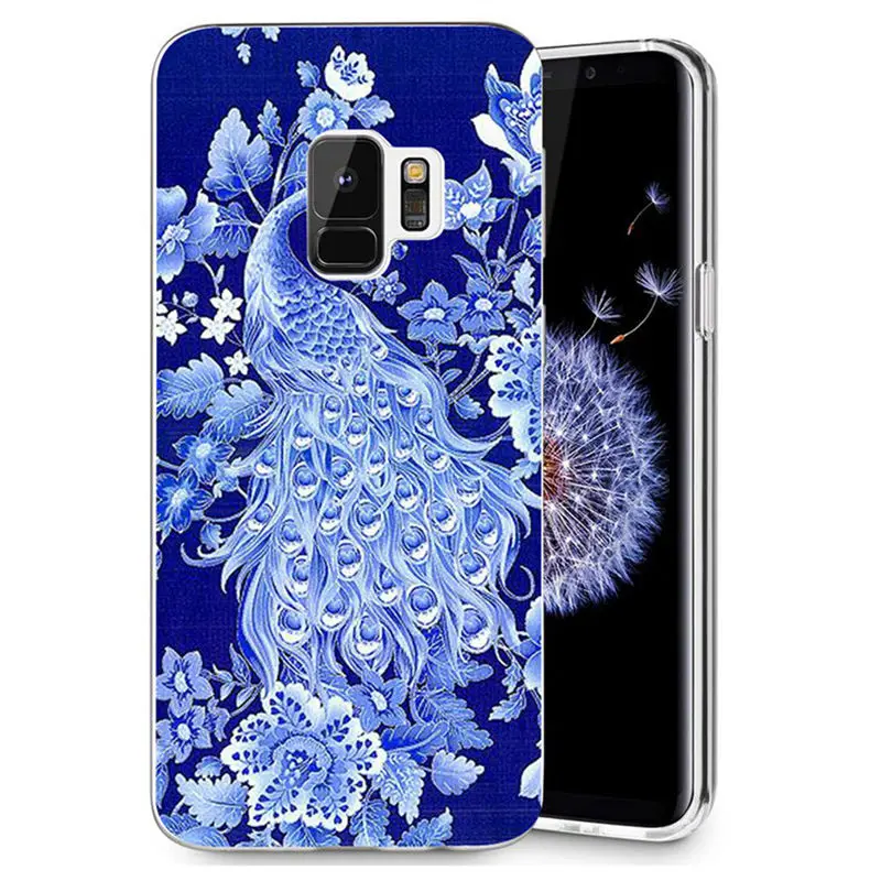 Для Samsung Galaxy S9 S9Plus S8 Plus S7 edge Note 8 J500 J720 A3 A5 2016 матросский милый узор Прозрачный