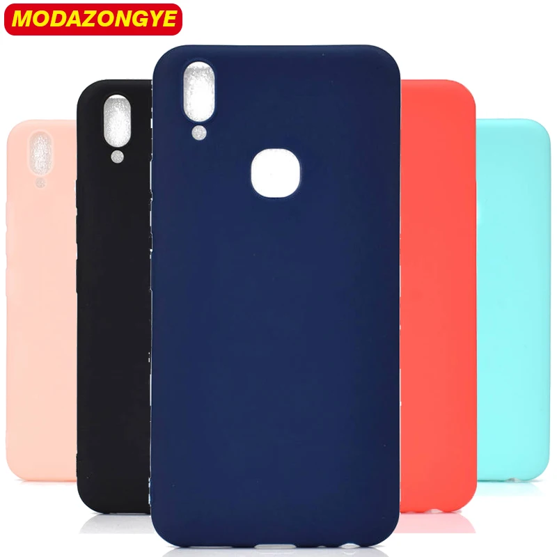 Чехол Vivo V9 силиконовый мягкий ТПУ чехол для телефона V 9 Youth Y 85 VivoV9 защитный 6 3