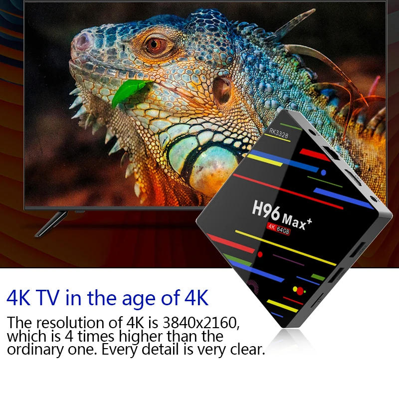 H96 MAX Plus Android 8 1 smart TV Box 4 Гб RAM 64 ROM телеприставка RK3328 2 4g/5G Wifi K H.265 GB 32