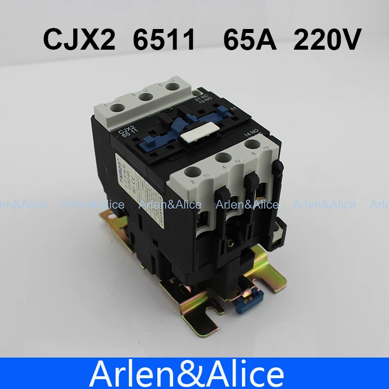 

CJX2 6511 AC contactor LC1 65A 220V 50HZ/60HZ