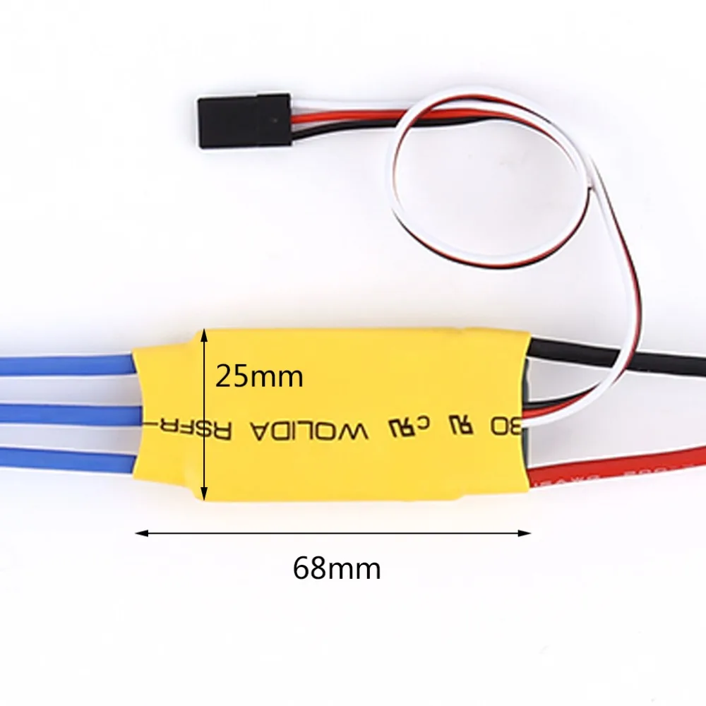 XXD 30A ESC сварочного штекера с бесщеточный двигатель мультикоптера Скорость