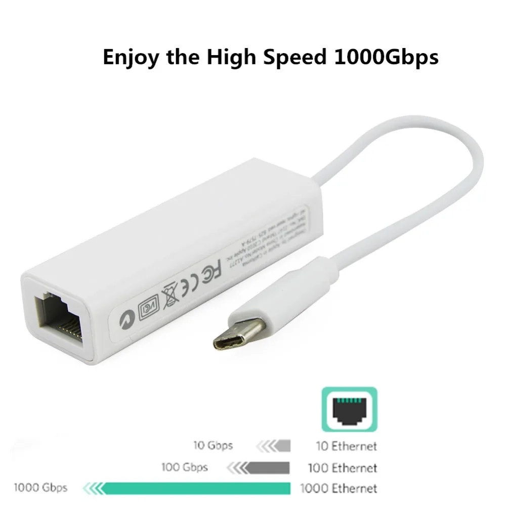 Ugreen USB C Ethernet для RJ45 сетевой адаптер Type сетевая карта MacBook Pro Samsung Galaxy S9/S8/Note 9|USB-хабы|