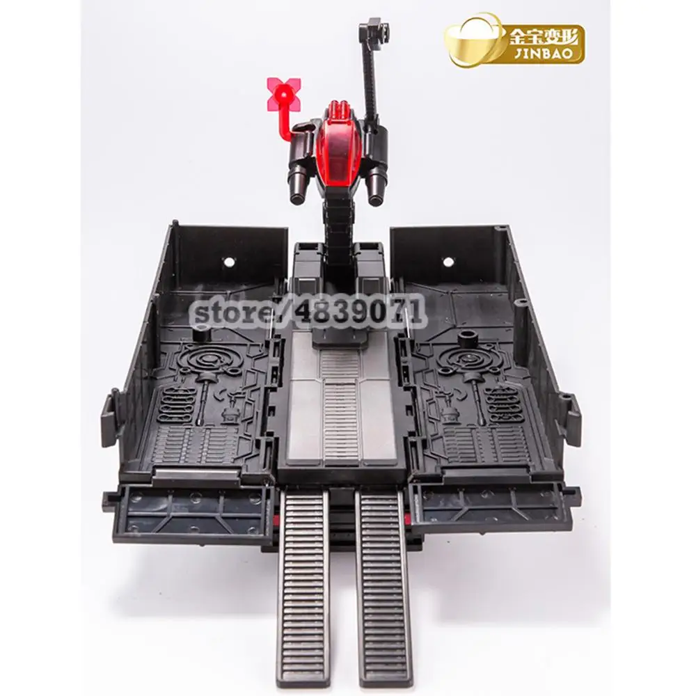 Jinbao Робот мини черный Nemesis Prime OP Commander MPP10 трансформация с трейлером ролик Летающий рюкзак фигурка игрушки